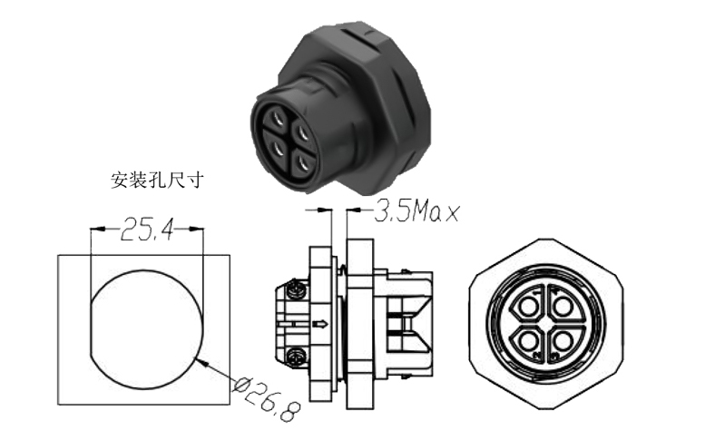 EW-M28F-4芯前置面板母头sku.jpg