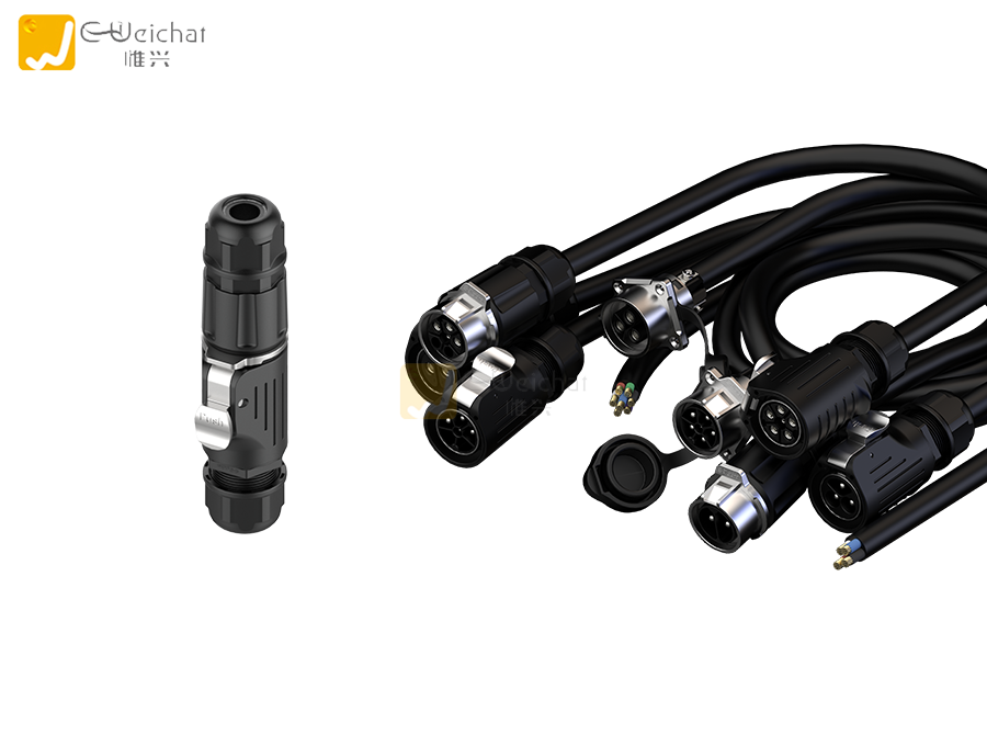 工业连接器图片_定制连接器图片_航空插头图片_惟兴科技E-Weichat
