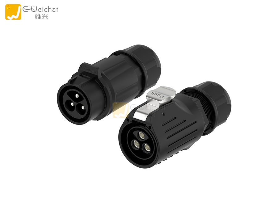 防水连接器图片-航空插头连接器照片-惟兴科技