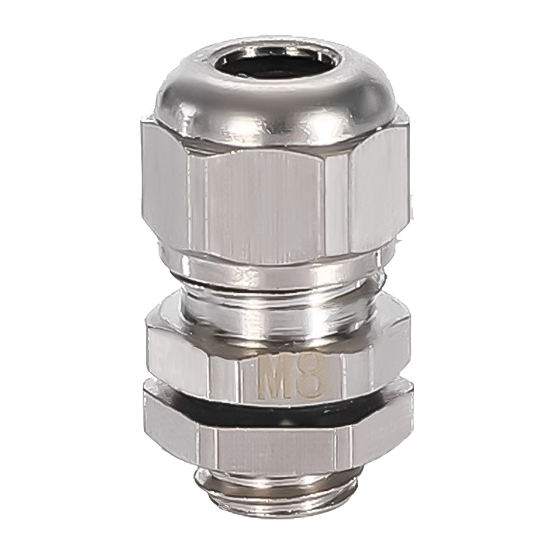PG防水接头M8×1.25金属款M系列2-4MM电缆接头