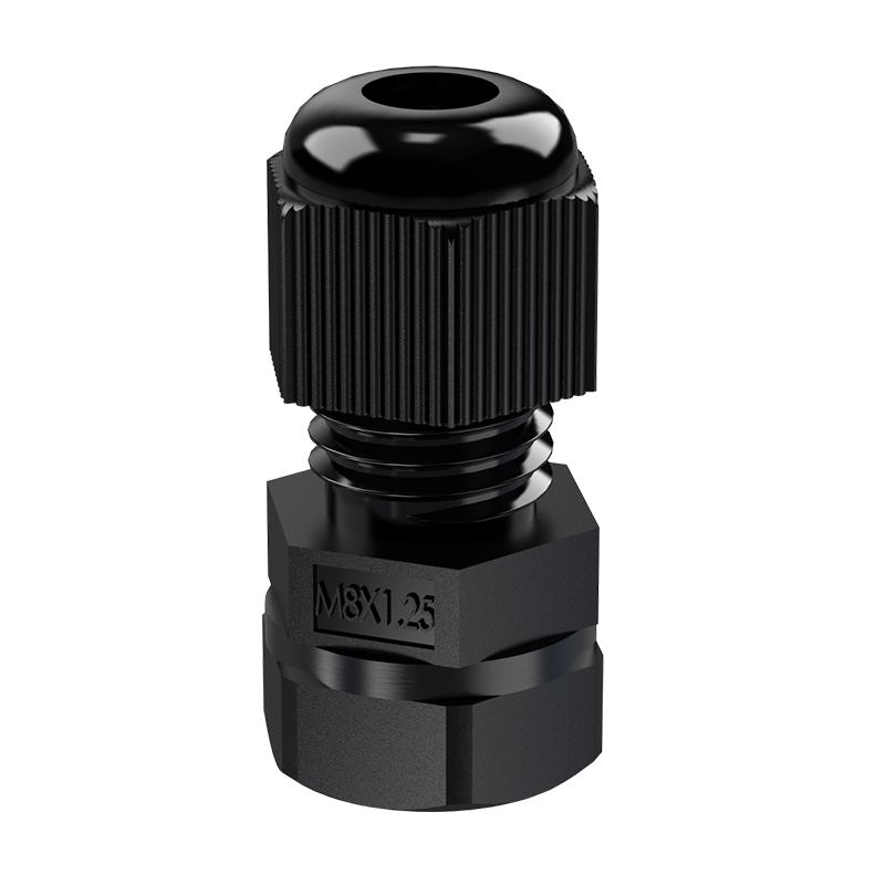 PG防水接头M8×1.5塑料款M系列电缆接头